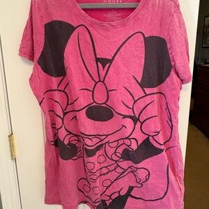 Disney Pink Minnie Mouse women’s Shirt